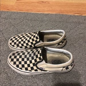 Women’s Checkered Vans Size 8